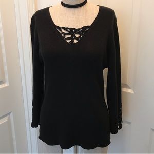 Sag Harbar V-neck sweater